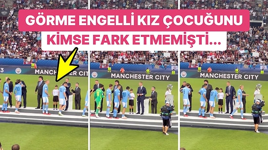 Kupa Töreni Sırasında Görme Engelli Kızı Fark Eden Jack Grealish'in İnceliği Gözlerimizi Yaşarttı