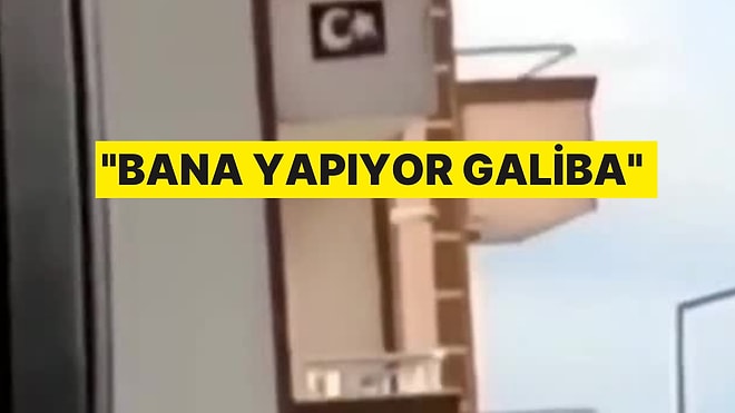 Bunu da Gördük! Yer: İstanbul Balkonda Çıplak Twerk