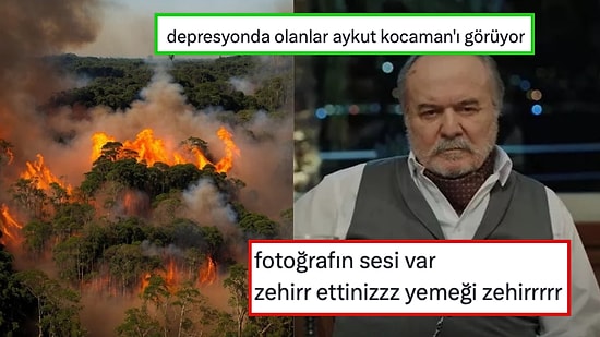 Kafalar Karışık: Yanan Orman Fotoğrafı Çetin Tekindor'a mı Yoksa Aykut Kocaman'a mı Benziyor?