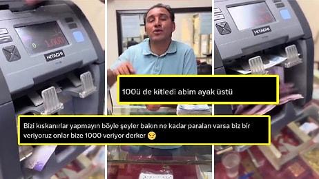 1000 İsviçre Frangı'nın Türk Lirası Karşılığına Para Sayma Makinesi Bile Dayanmadı
