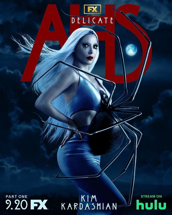 6. American Horror Story: Delicate'tan Kim Kardashian'ın yer aldığı yeni bir afiş yayımlandı.