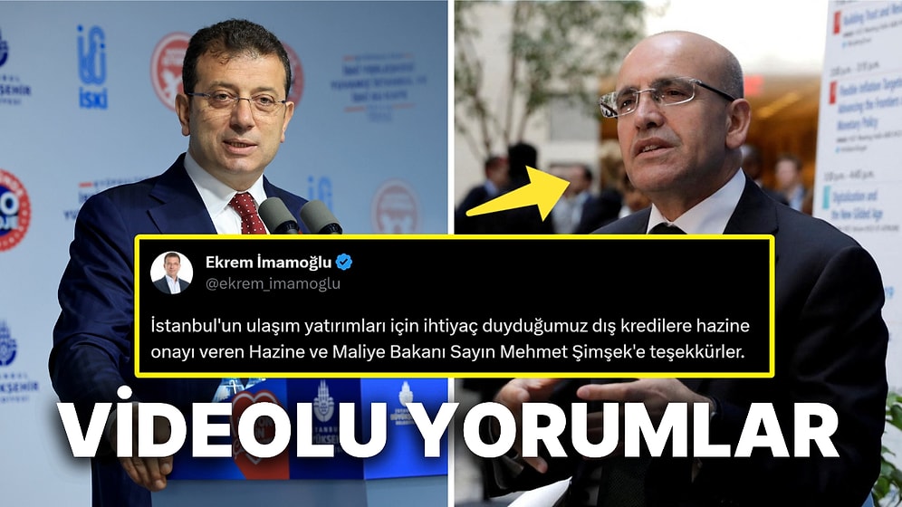 Ekrem İmamoğlu, Mehmet Şimşek'e Teşekkür Etti: Yapılan Yorumlar Güldürdü