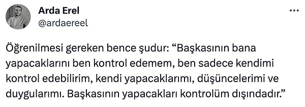 Ve tweet serisini şöyle noktaladı.