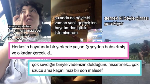 4- Bir TikTok kullanıcısının, 'İnsanlarla olan iletişimin maalesef süresi olduğuna inanıyorum' diyen kadın, sözleri çok konuşuldu.