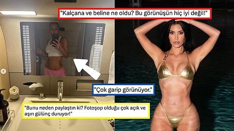 Kim Kardashian, Özel Jetinin Banyosundan Yaptığı Paylaşımla Dikkatleri Üzerine Çekti