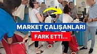 Markette Şoke Eden Hırsızlık Taktiği: Pazar Arabası ile Markete Giren Kadının Hırsızlık Yaptığı İddia Edildi