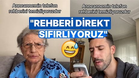 TikTok Fenomeni, Anneannesi ile Çektiği "Telefon Rehberi" Paylaşımı ile Herkesi Güldürdü