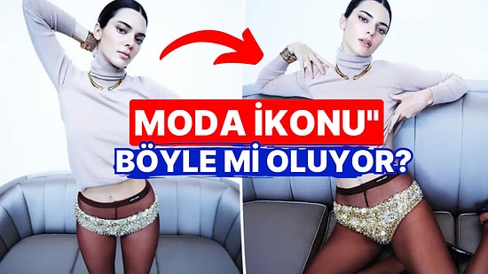 "İkonlar" Sayısı İçin Pullu İç Çamaşırı ile Kamera Karşısına Geçen Kendall Jenner Tarzıyla Şaşırttı