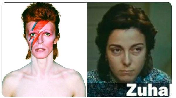 Öncelikle David Bowie ile özdeşleşen bu saç modeli.👇🏻