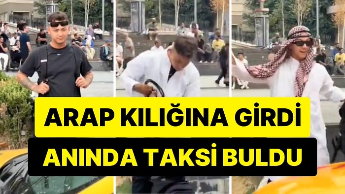 Gündelik Kıyafetlerle Taksileri Durduramayan Gencin Arap Kıyafeti Giyer Giymez Taksi Bulduğu Anlar