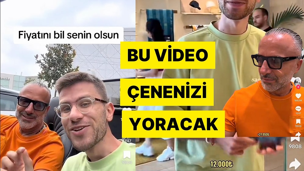 Babasıyla "Fiyatını Bil Senin Olsun" Oyunu Oynayan Gencin Videosu Sizin de Guccinize Gidecek