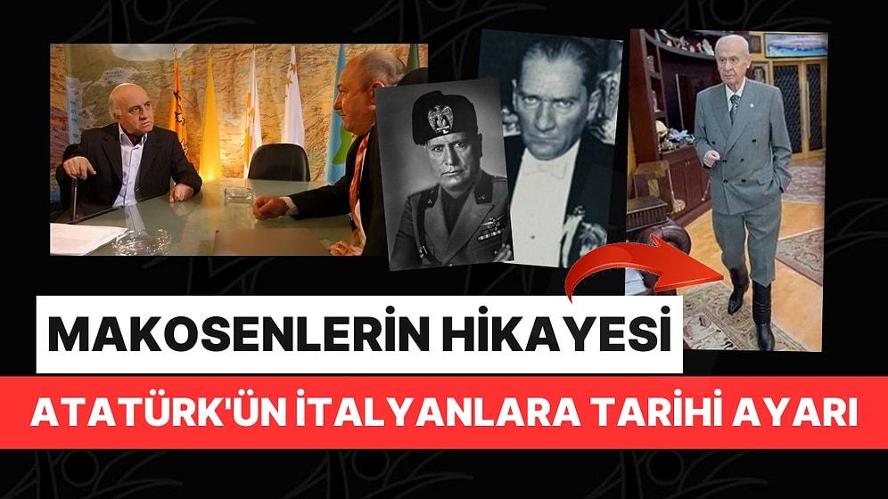 Bahçeli'nin Ankara Sıcağında Giydiği Makosenlerin Bilinmeyen Hikayesi! Atatürk'ün İtalyanlara Tarihi Ayarı...