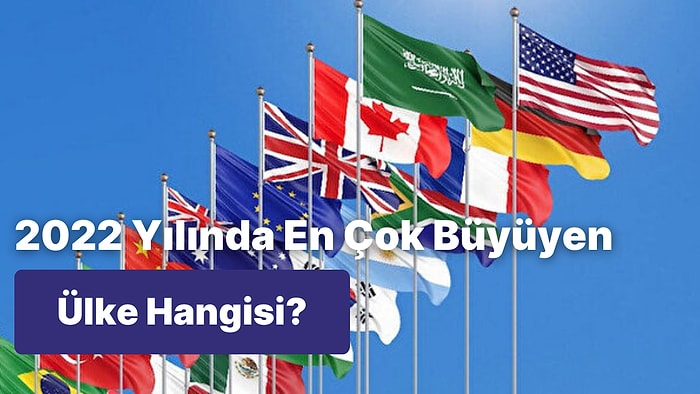 2022 Yılında En Çok Büyüyen Ülkeyi Bulabilecek misin?