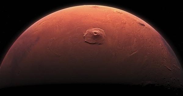Mars'ın yüzey özellikleri.
