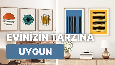 Bulunduğu Yeri Evinizin En Sevilen Yeri Yapacak Renkli ve Minimalist Tablo Önerileri