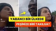 Yabancı Bir Ülkede Peşine Sarhoş Takılan Genç Kızın O Anları İzleyenleri Tedirgin Etti