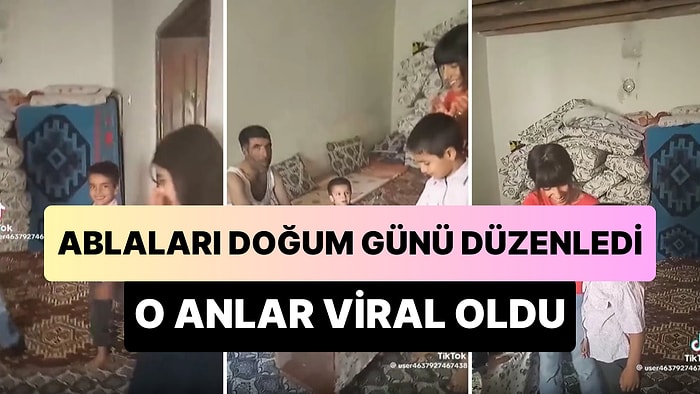 İnsanın Ablasının Olması Kadar Güzel Bir Şey Yok: Ablaları Tarafından Doğum Günü Düzenlenen Çocuk Viral Oldu