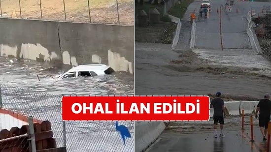 Büyük Okyanus'ta Oluşan Hilary Kasırgası Meksika'dan Sonra ABD'yi de Vurdu