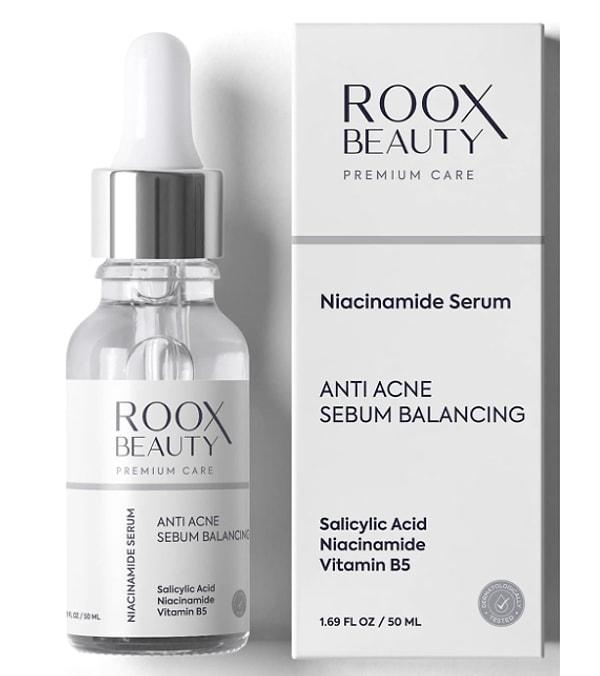 4. Roox Beauty Sivilce ve Akne Karşıtı Niacinamide Serum