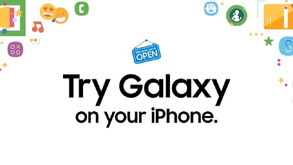 Firmanın halihazırda var olan Try Galaxy uygulamasına yeni gelen bir özellik, Apple kullanıcılarının iki iPhone modeli ile Galaxy Fold temalı katlanabilir telefon deneyimi yaşamasına olanak tanıdı.