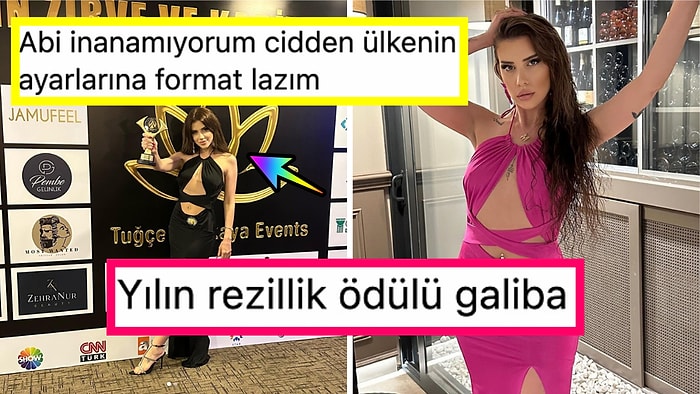 Skandallarıyla Gündemden Düşmeyen Kısmetse Olur Melis Buse Betkayan'ın Ödül Alması Sinirleri Zıplattı