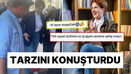 Meral Akşener Kot Pantolonu ve Fit Görünümüyle Sosyal Medyayı Salladı