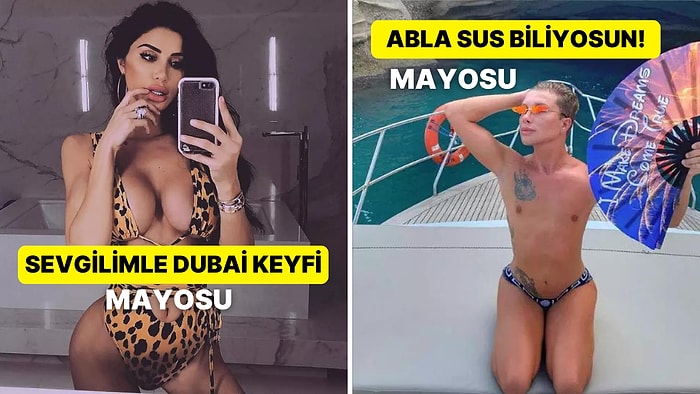 Bikini ve Mayo Modellerine Göre Yapılmış Birbirinden Cuk Oturan Karakter Analizleri