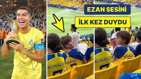 Ronaldo'yu İzlemek İçin Stadyuma Gelen Portekizli Çocuğun Ezan Sesini Duyunca Verdiği Tepki Viral Oldu