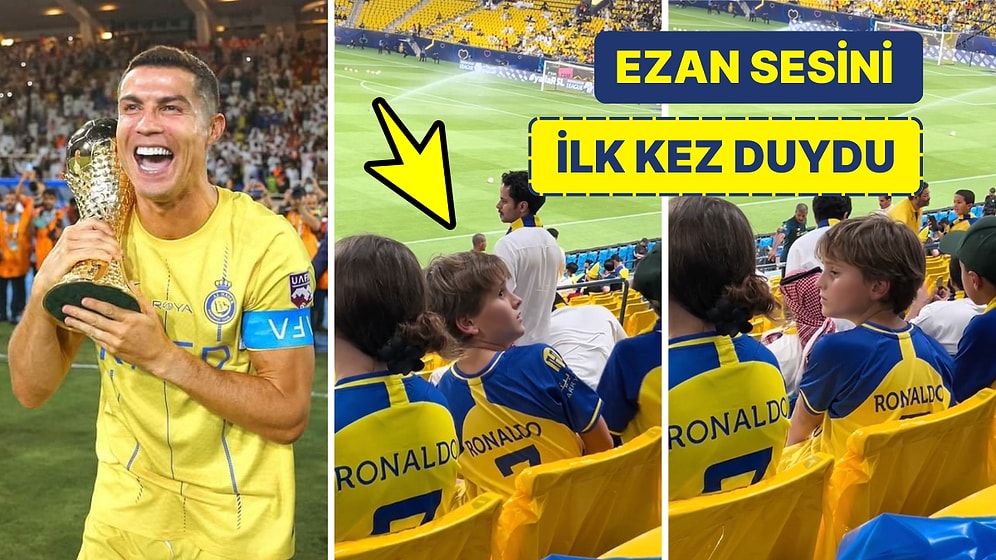 Ronaldo'yu İzlemek İçin Stadyuma Gelen Portekizli Çocuğun Ezan Sesini Duyunca Verdiği Tepki Viral Oldu