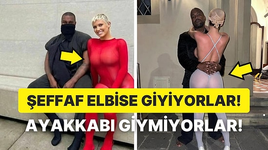 Kanye West ve Eşi Bianca Censori'nin Tartışma Yaratan İlginç Kombinleri!