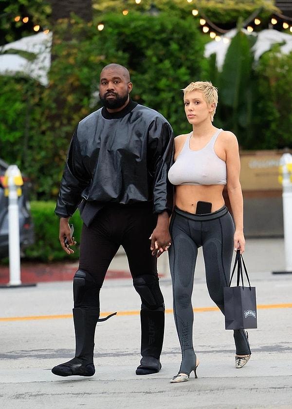 Dünyaca ünlü rapçi Kanye West, geçtiğimiz aylarda tasarımcı sevgilisi Bianca Censori ile dünyaevine girmişti.
