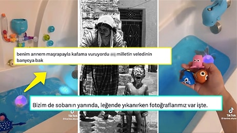 Envai Çeşit Oyuncakla Hazırlanan Bebek Banyosu Maşrapayla Kafasına Vurulan Nesli Bi' Hayli Üzebilir