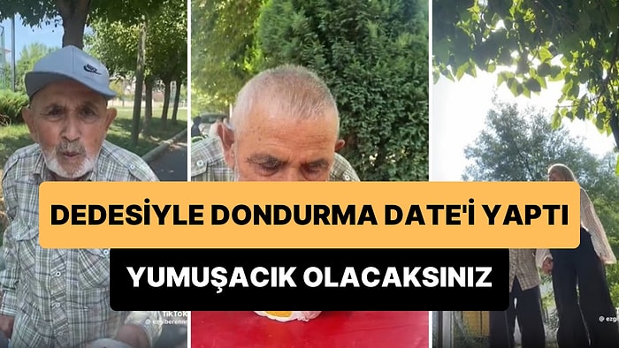 Dedesiyle Dondurma Date'i Yapan Gencin İzlerken Yumuşacık Olacağınız Görüntüleri