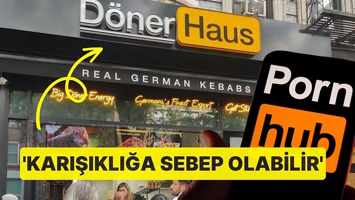 Pornhub, Dönerciyle 'Logo' Kavgasına Tutuştu! 'Karışıklığa Sebep Olabilir'