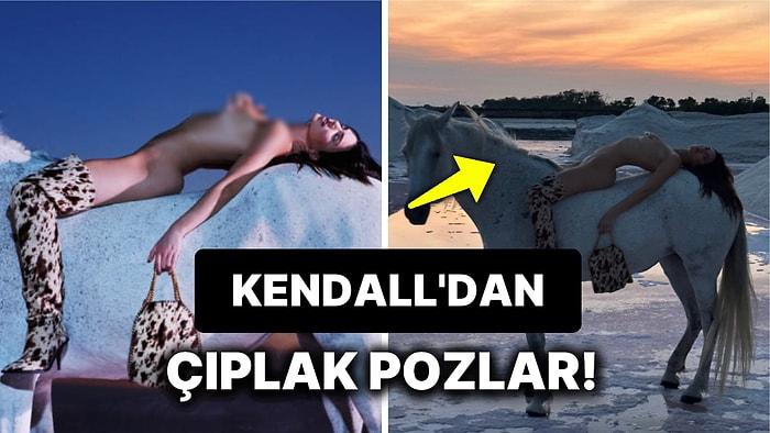 Ata Çıplak Binen Kendall Jenner'ın 'Seksi' Kareleri Sinirleri Bir Miktar Zıplattı!