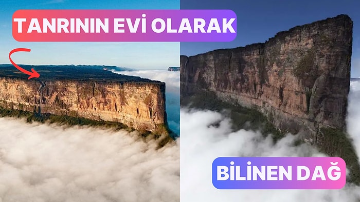 Gizemli Şekliyle Enteresan Hikayelere Ev Sahipliği Yaparak Dünya Tarihine Geçen Esrarengiz Roraima Dağı