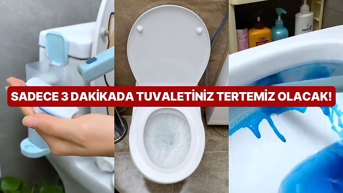 Tuvaletin Pratik Şekilde Nasıl Temizlendiğini Görünce Tuvalet Fırçanızı Fırlatıp Atmak İsteyeceksiniz!