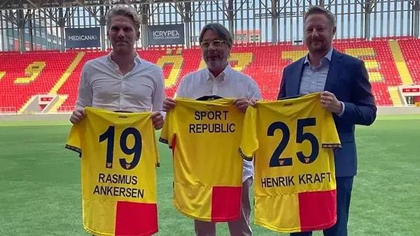 Daha önce Göztepe Spor Kulübünün yüzde 70'lik hissesi Sport Republice şirketi tarafından satın alınmıştı.