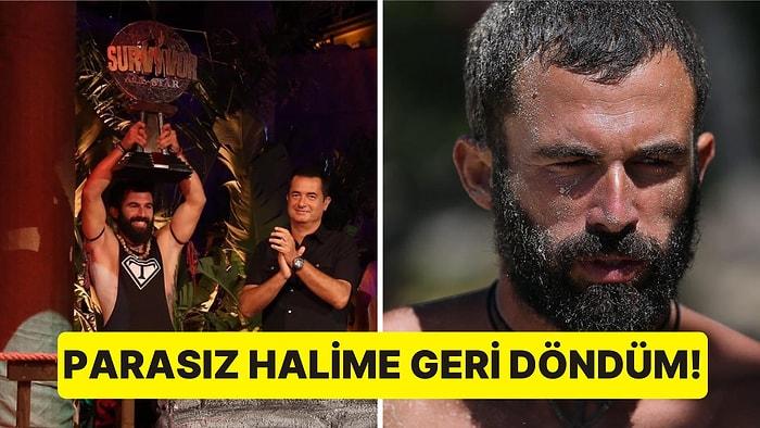 'Beş Parasız Halime Geri Döndüm': Survivor Şampiyonu Turabi Çamkıran'dan İtiraf Gibi Paylaşım