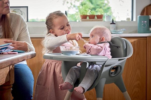 Masada sandalyeye oturana kadar bebeğinizin mama sandalyesinde oturacağını hesaba katmanız gerek.