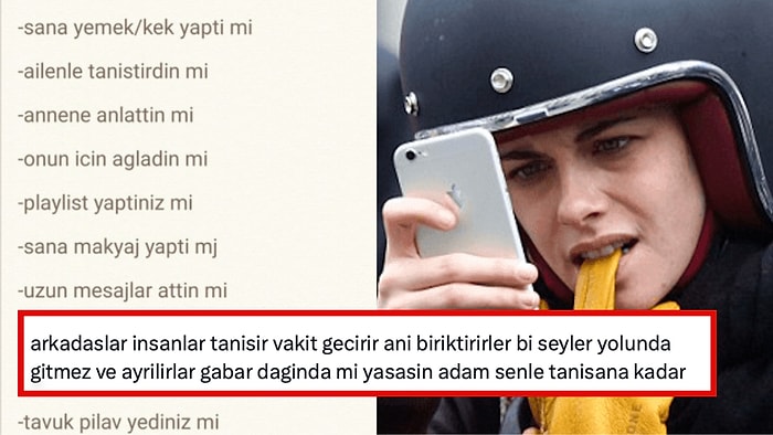 "Eski Sevgiline Karım Dedin mi?" Bir Erkekle Flört Ederken Soru Listesi Hazırlayan Kişiye Gelen Komik Yorumlar