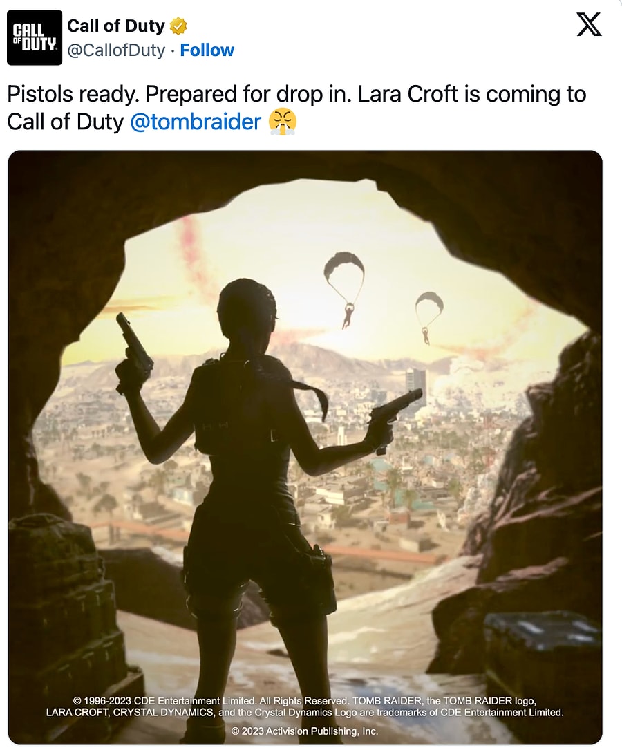 Lora Corft Cod Call of Duty'e Sürpriz Konuk: Lara Croft CoD Yolcusu - Onedio