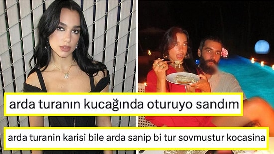 Dua Lipa'nın Arda Turan'ı Klonlayan Yönetmen Sevgilisiyle Paylaştığı Fotoğrafa Yorum Yağdı