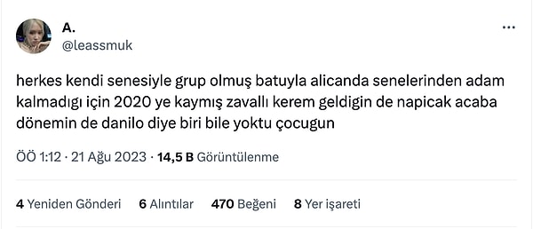 3. Her şeyden önce zaten Danilo Şef'e alışması lazım.