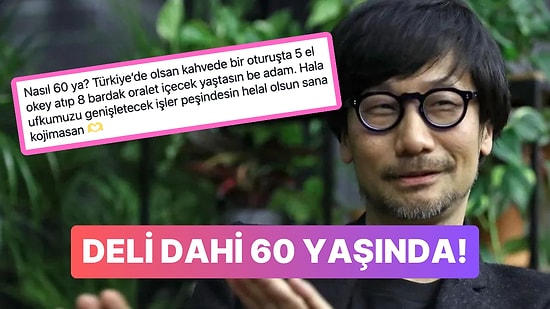 Yaş Algımızı Sorgulatan Kojima'nın 60 Yaşında Olmasını Sindiremeyen Kullanıcılar