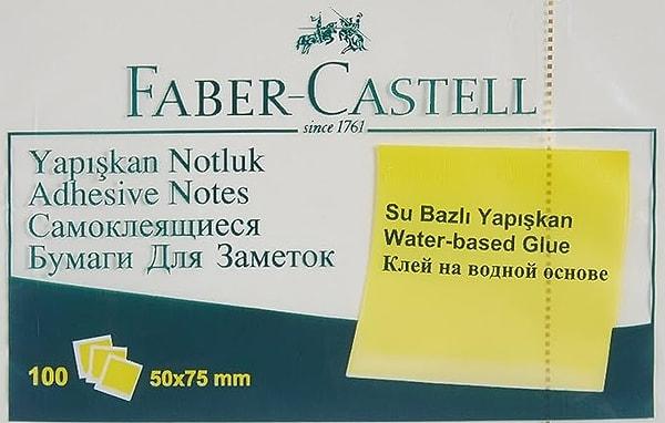 17. Faber-Castell Yapışkan Notluk
