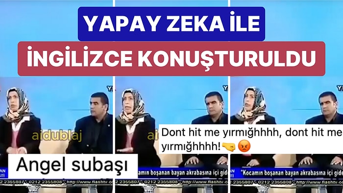 Yapay Zeka Teknolojisi ile Bir Dönemin Televizyon Efsanesi Melek Subaşı İngilizce Konuşturuldu