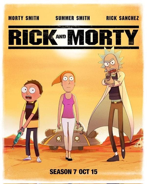 8. Rick and Morty'nin 7. sezonundan yeni bir afiş yayımlandı.