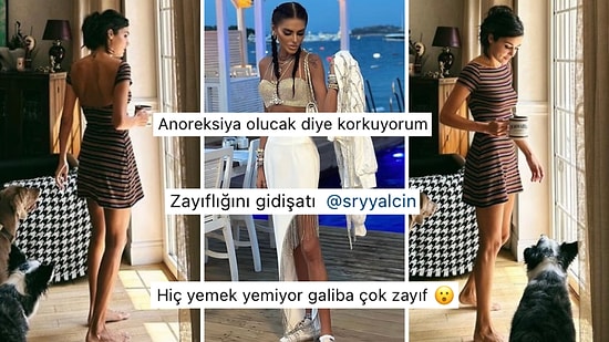 Fiziği Dikkat Çekti: Hande Erçel'in Ev Halini Görünce Endişelenenler Pozlarına Yorum Yağdırdı