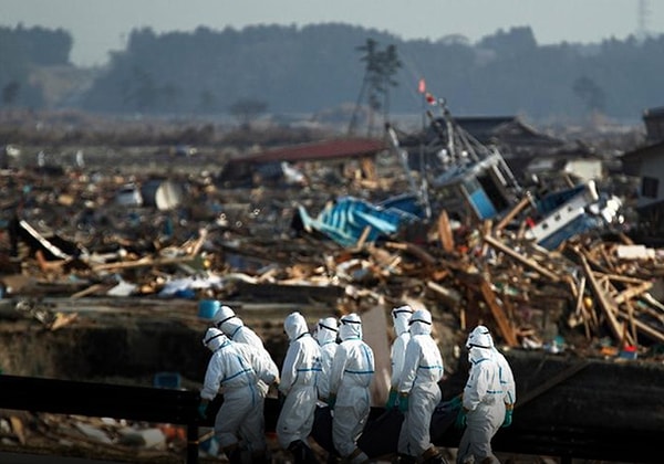 Santral 2011 yılında meydana gelen deprem ve tsunamide yerle bir olmuştu ve o zamandan beri su birikmeye devam ediyordu.